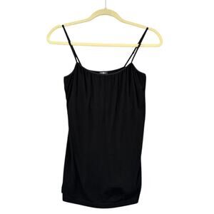 Cosabella Black Spaghetti Straps Long Camisole Top Womens‎ Size XL
